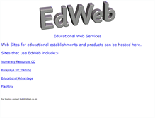 Tablet Screenshot of edweb.co.uk